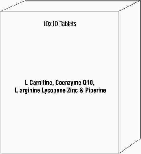 L Carnitine Coenzyme Q10 L arginine Lycopene Zinc & Piperine Tablets