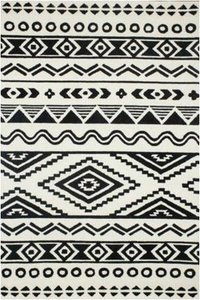 Conrad Black Tribal Hand Tufted Carpet