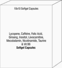 Lycopene Caffeine Folic Acid Ginseng Inositol Levocarnitine Mecobalamin Nicotinamide Taurine Vit B6
