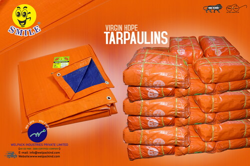 Orange HDPE Tarpaulin