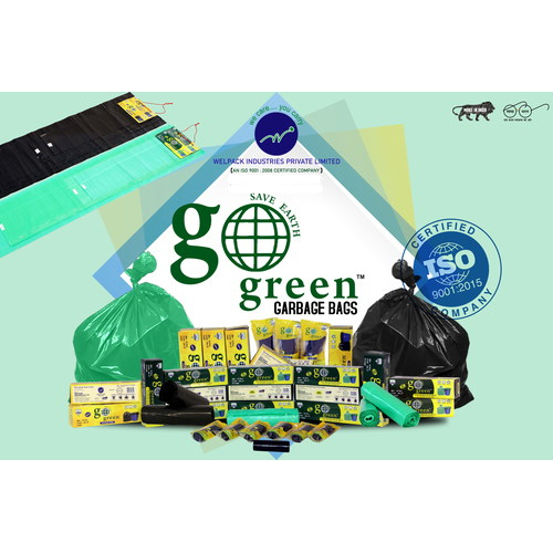 Disposable Garbage Bag - Plastic, 17x19 to 36x48 Inches, Black | Tear-Free, Versatile for Home, Office, Hotel, and Party Use