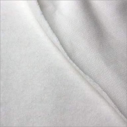 White Fleece Cotton Fabric