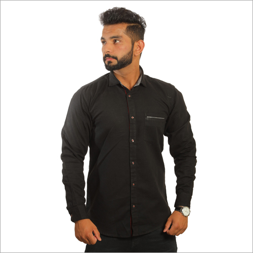 Washable Mens Plain Casual Shirts