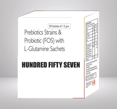 Prebiotics Strains And Probiotic With L- Glutamine Sachets