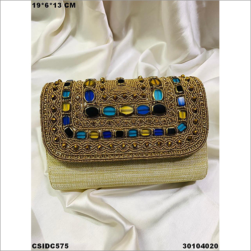 Bass Mop Fancy Clutches - 19 x 6 x 13 cm, Multicolor Fashionable Style for Women