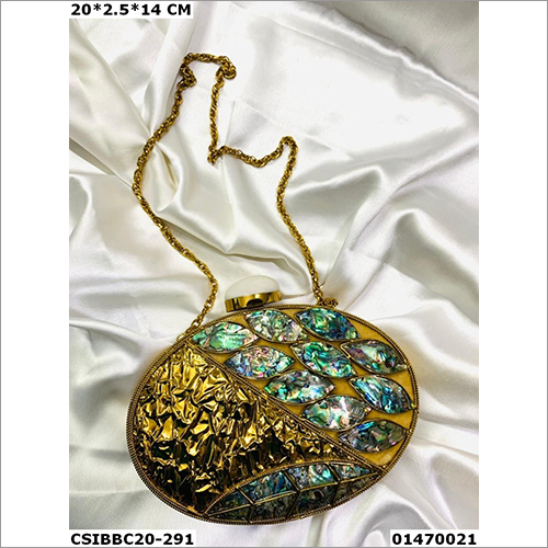 Brass Mop Clutches Gender: Women