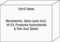 Mecobalamin Alpha Lipoic Acid Vit D3 Pyridoxine Hydrochloride & Folic Acid Tablets