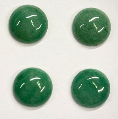 9mm Green Aventurine Round Cabochon Loose Gemstones