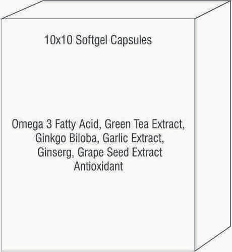 Omega 3 Fatty Acid Green Tea Extract Ginkgo Biloba Garlic Extract Ginserg Grape Seed Extract Antioxi