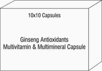 Ginseng Antioxidants Multivitamin & Multimineral Capsule