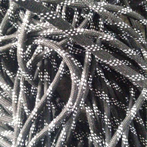 Flament Round Black Rope