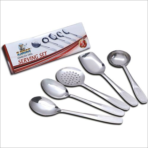 Rose Serving 5 Pcs Set Gift Items By GARDEN STEELS