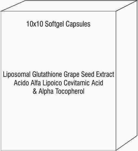 Liposomal Glutathione Grape Seed Extract Acido Alfa Lipoico Cevitamic Acid & Alpha Tocopherol