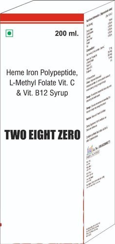 Heme Iron Polypeptide L Methyl Folate Vit C & Vit B 12 Syrup