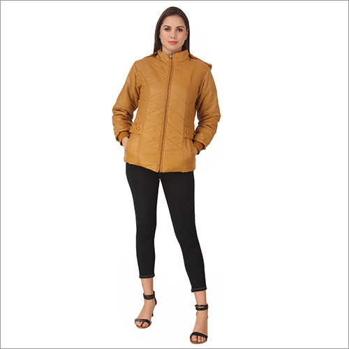 Ladies Mustard Jackets - Cotton, Customized Size, Normal Warm Degree | Water Proof, Cool Dry, Washable, Short Sleeves, Double Pockets