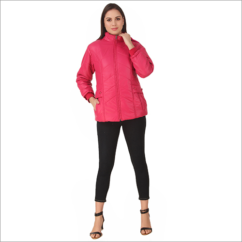 Ladies Pink Casual Jackets - Cotton, Customized Size, Pink | Cool Dry, Washable, Waterproof, Double Pockets, Short Sleeves, All Season
