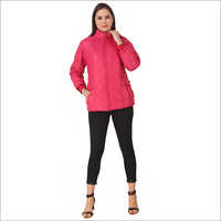 Ladies Pink Casual Jackets - Cotton, Customized Size, Pink | Cool Dry, Washable, Waterproof, Double Pockets, Short Sleeves, All Season