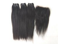 Natural Color  Raw Hair Bundles Straight  hair