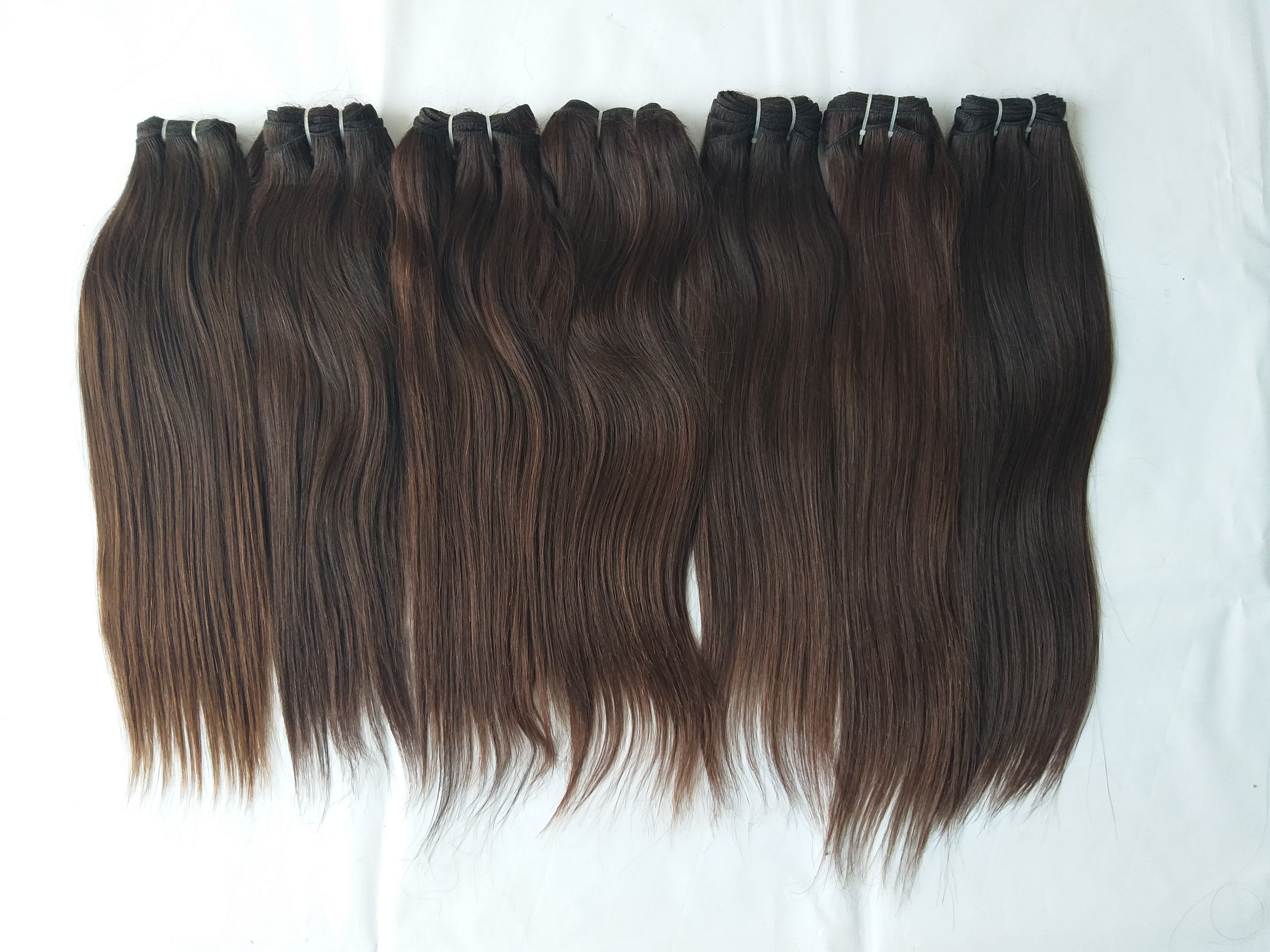 No Shedding No Tangle Thick End Straight Hair Weft