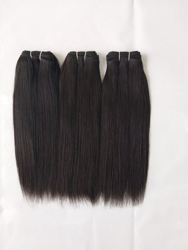 No Shedding No Tangle Thick End Straight Hair Weft