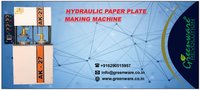 Hydraulic Piston Paper Plate Machine