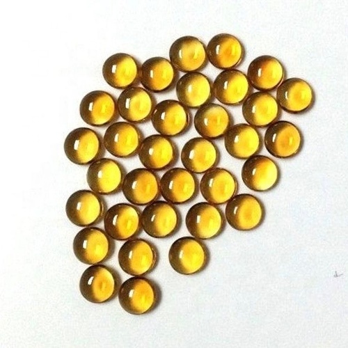 2mm Citrine Round Cabochon Loose Gemstones