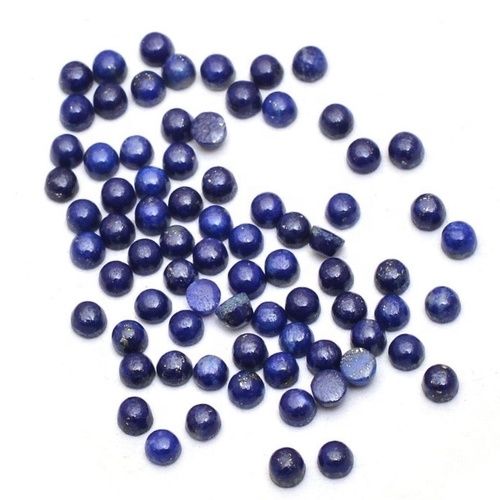 4Mm Lapis Lazuli Round Cabochon Loose Gemstones Grade: Aaa