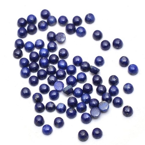 4mm Lapis Lazuli Round Cabochon Loose Gemstones