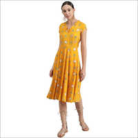Ladies Printed One Piece Dress