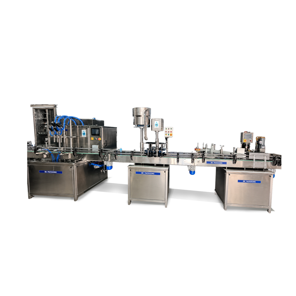 Semi-Automatic Eight Head Bottle Filling Machine