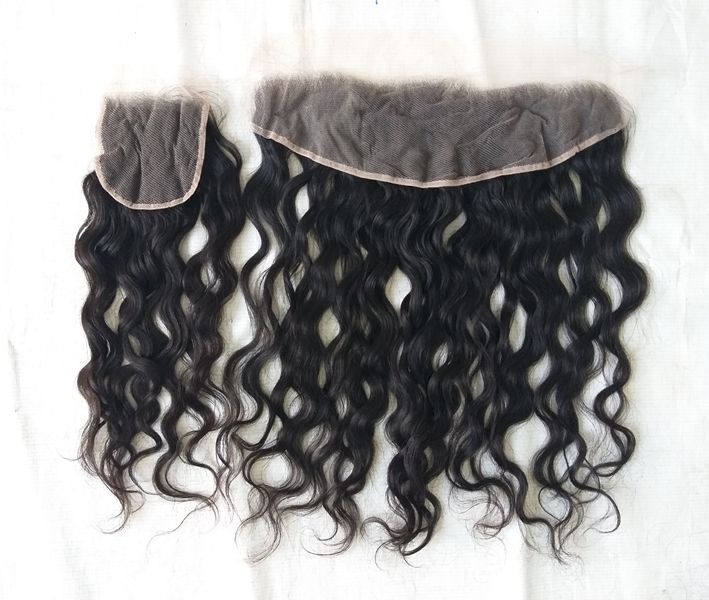 Raw Virgin Wavy Human 13x4 Lace Frontal Hair