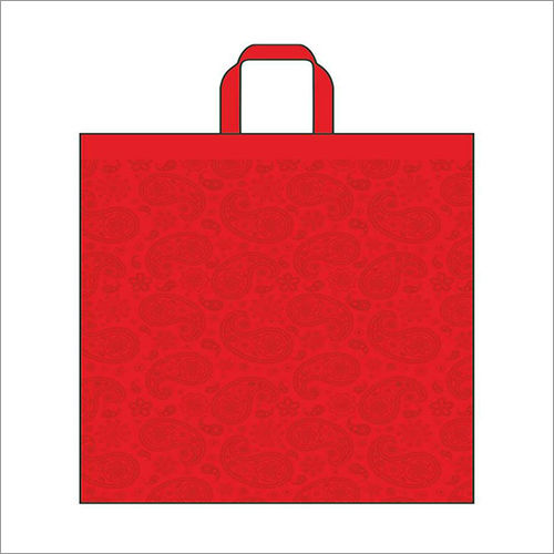 Kairy-Red Non Woven Loop Handle Bag