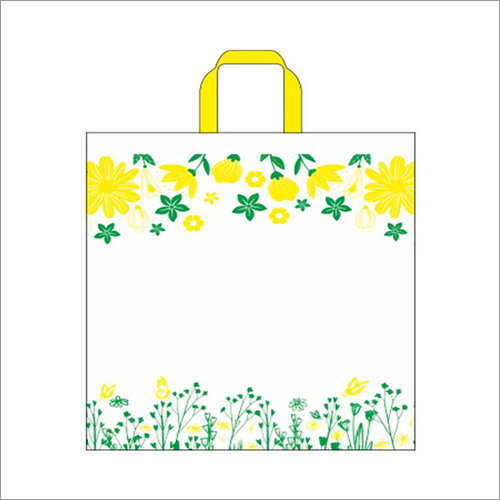 Garden- L. Yellow Non Woven Loop Handle Bag