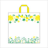 Garden- L. Yellow Non Woven Loop Handle Bag
