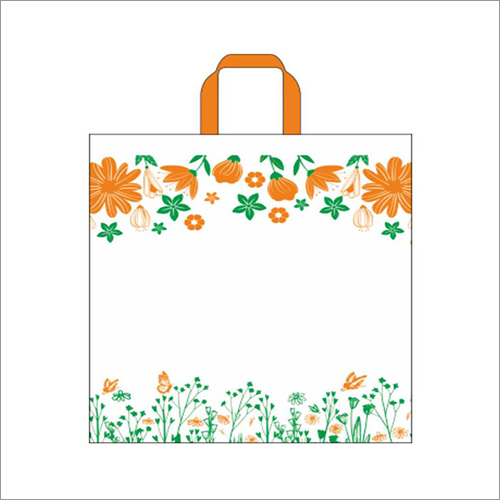 Garden - Orange Non Woven Loop Handle Bag Bag Size: Different Size Available