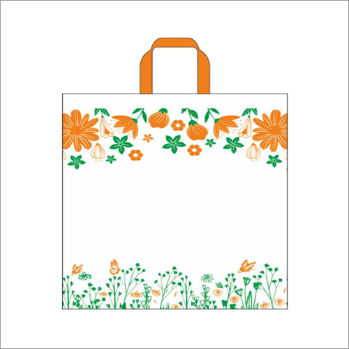Garden - Orange Non Woven Loop Handle Bag