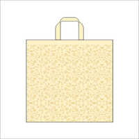Swirl- Ivory Non Woven Loop Handle Bag