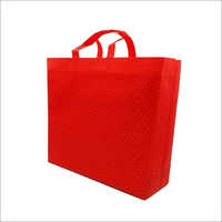 Triangle Red Non Woven Box Bag