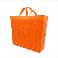 Triangle Orange Non Woven Box Bag