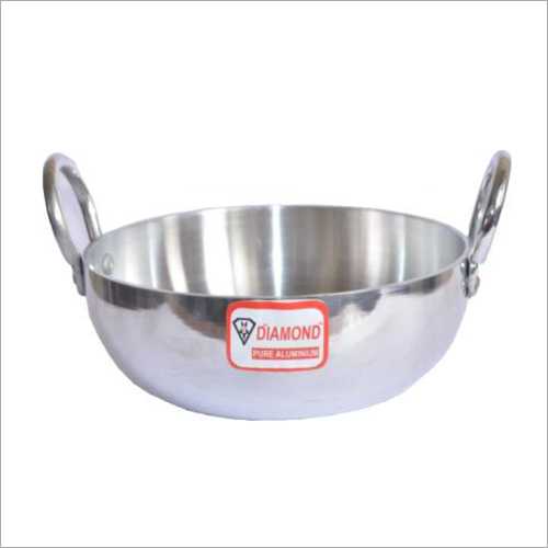 Aluminum Round Polished Kadai Interior Coating: Mirror Finishing