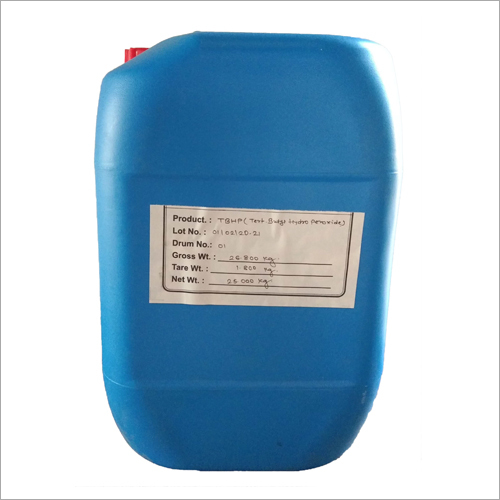 Tert Butyl Hydro Peroxide - Chemical Grade Liquid with High Purity Industrial Application and Room Temperature Storage