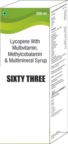 Lycopene With Multivitamin , Methyl Cobalamin & Multimineral Syrup By AKSHAR MOLECULES