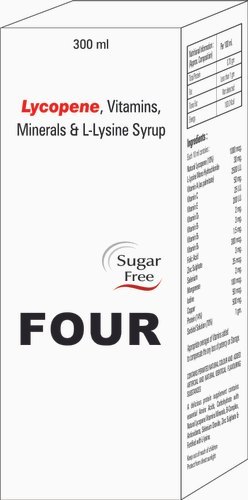 Lycopene Vitamin Multiminerals Protein L Lysine Syrup
