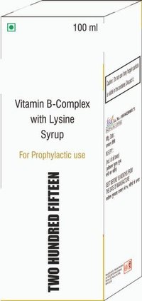 Vit B Complex With Lysine Syrup