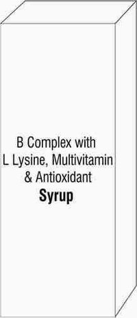 B Complex with L Lysine Multivitamin & Antioxidant SyrupB Complex With L Lysine Multivitamin & Antioxidant Syrup
