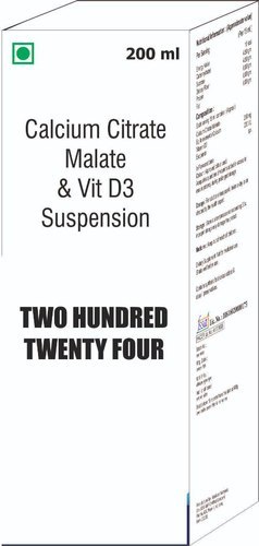 Calcium Citrate Malate & Vit D3 Suspension
