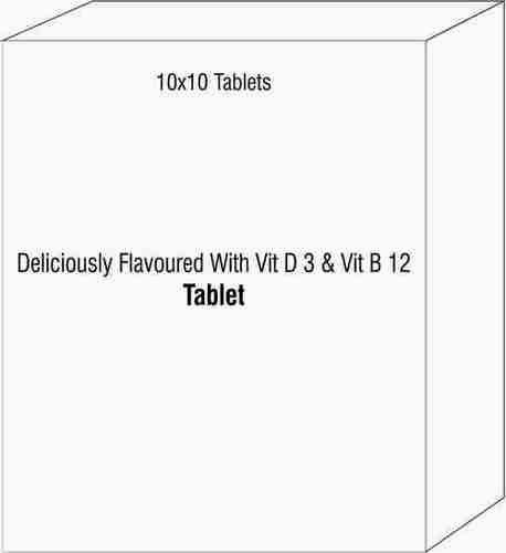 Deliciously Flavoured With Vit D 3 & Vit B 12