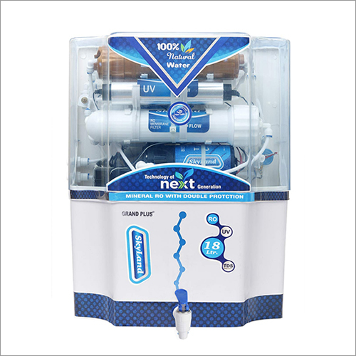 Grand Plus Acent Black Blue RO+UV+UF Drinking Water Purifier System