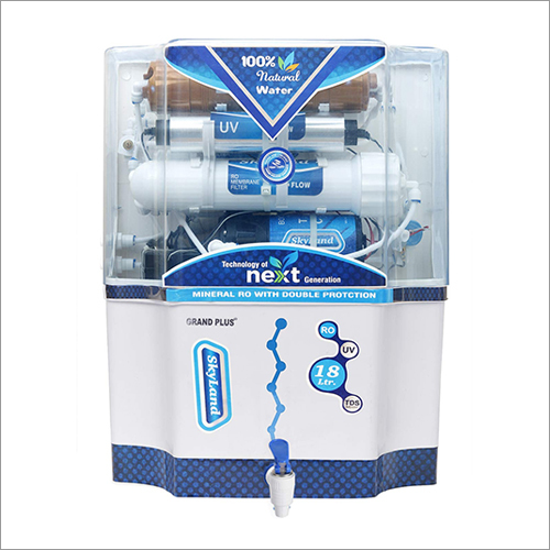 Grand Plus Balck Blue NOVO 12 L RO + UV + UF + TDS Water Purifier BT