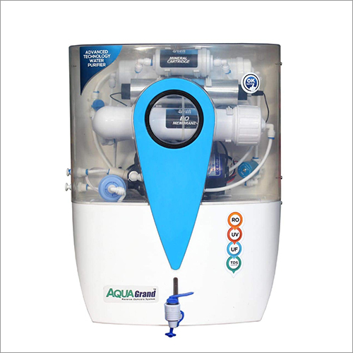 Grand Plus Aquagrand River 14 Stage 12 L RO + UV + UF + TDS Water Purifier (White Blue) BT